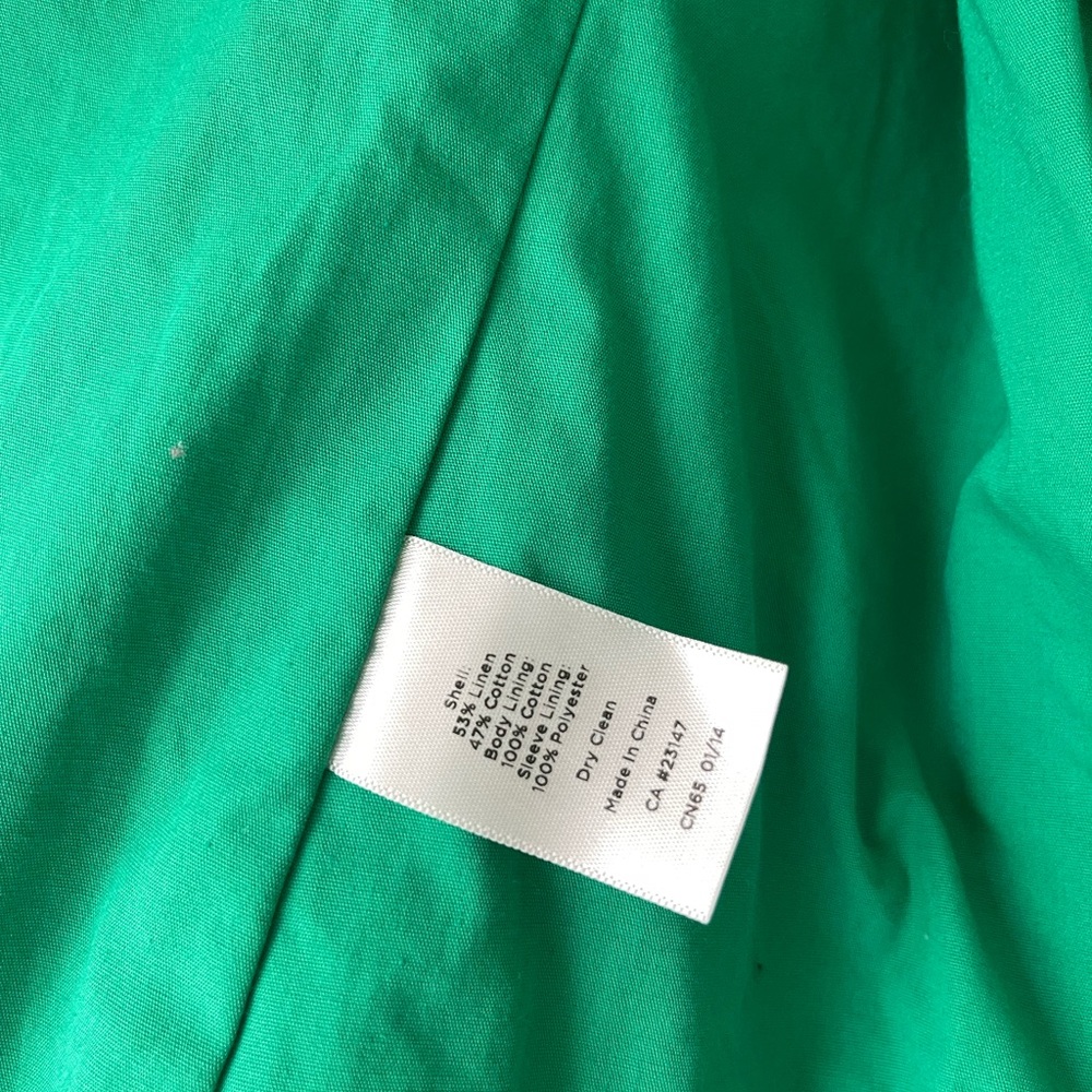 Elegant Talbots jacket in green. Size 8 - Picture 6 of 7